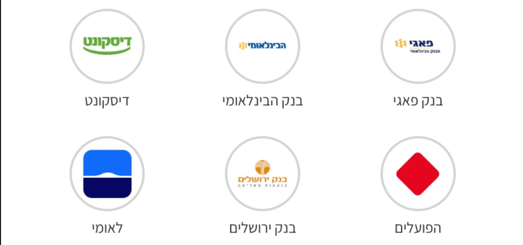 חיבור לבנקים